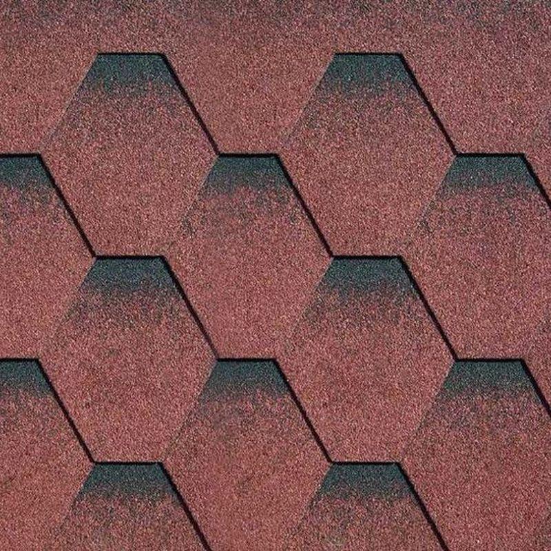 Мягкая черепица Katepal Katrilli (Катрилли), осенний красный Мягкая черепица Katepal Katrilli (Катрилли), осенний красный